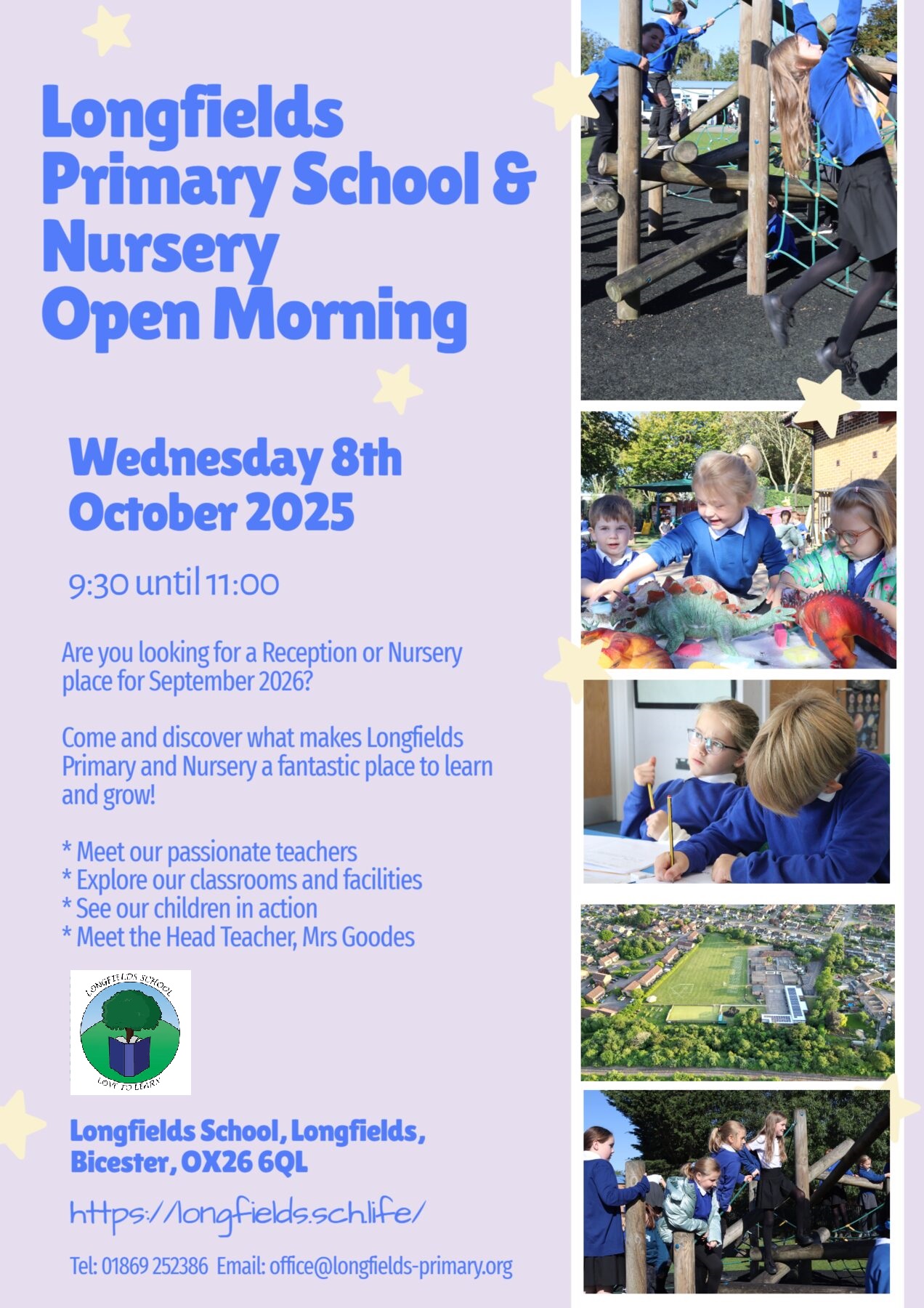 Longfields Primary School Open Morning 2025